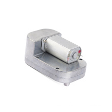 Factory sale worm dc motor 5nm 130 rpm dc motor with worm gearbox